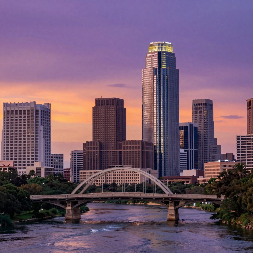 Austin skyline showcasing web design services in Austin
